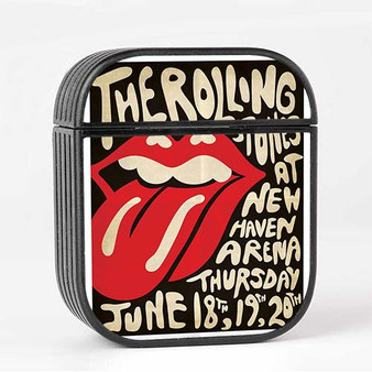 Pastele The Rolling Stones New Haven Arena Custom AirPods Case Cover Awesome Personalized Apple AirPods Gen 1 AirPods Gen 2 AirPods Pro Hard Skin Protective Cover Sublimation Cases