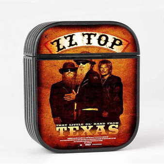 Pastele Zz Top Texas Custom AirPods Case Cover Awesome Personalized Apple AirPods Gen 1 AirPods Gen 2 AirPods Pro Hard Skin Protective Cover Sublimation Cases