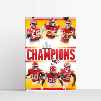 chiefs Silk Poster Wall Decor 20 x 13 Inch 24 x 36 Inch