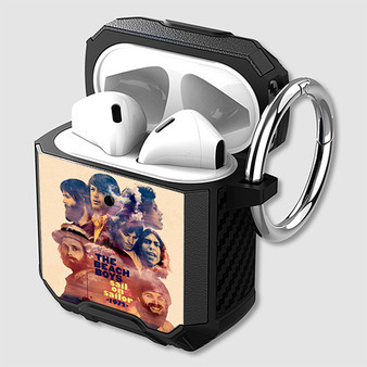 Pastele The Beach Boys Sail On Sailor 1972 Custom Personalized AirPods Case Shockproof Cover Awesome The Best Smart Protective Cover With Ring AirPods Gen 1 2 3 Pro Black Pink Colors