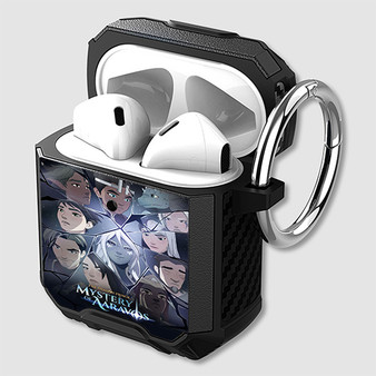 Pastele The Dragon Prince The Mystery of Aaravos Custom Personalized AirPods Case Shockproof Cover Awesome The Best Smart Protective Cover With Ring AirPods Gen 1 2 3 Pro Black Pink Colors