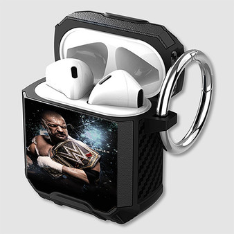 Pastele Triple H WWE Custom Personalized AirPods Case Shockproof Cover Awesome The Best Smart Protective Cover With Ring AirPods Gen 1 2 3 Pro Black Pink Colors