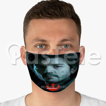 Cassian Andor Star Rogue One A Star Wars Story Custom Fabric Face Mask Polyester Two Layers Cloth