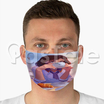 Elizabeth In Paris Bioshock Custom Fabric Face Mask Polyester Two Layers Cloth