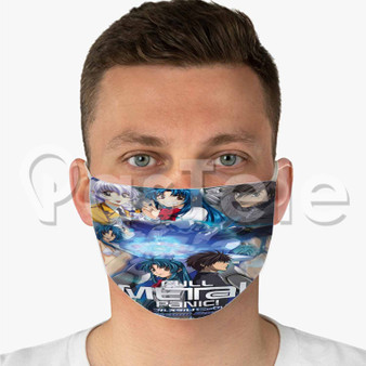 Full Metal Panic Custom Fabric Face Mask Polyester Two Layers Cloth