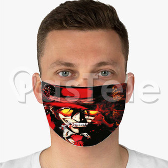 Hellsing Anime Custom Fabric Face Mask Polyester Two Layers Cloth