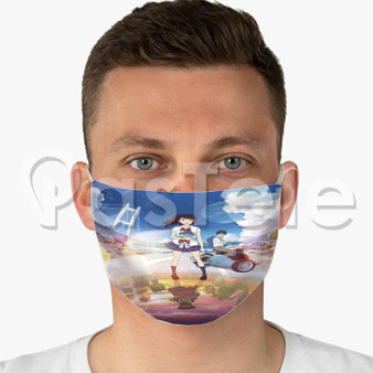 Hirune Hime Shiranai Watashi no Monogatari Custom Fabric Face Mask Polyester Two Layers Cloth