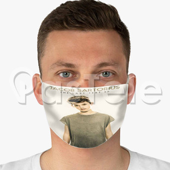 Jacob Sartorius Last Text Custom Fabric Face Mask Polyester Two Layers Cloth