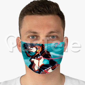 Kill la Kill Custom Fabric Face Mask Polyester Two Layers Cloth
