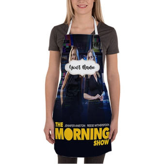 Pastele The Morning Show TV Series Custom Personalized Name Kitchen Apron Awesome With Adjustable Strap and Big Pockets For Cooking Baking Cafe Coffee Barista Cheff Bartender