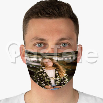 Maggie Rogers Custom Fabric Face Mask Polyester Two Layers Cloth