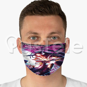 Magi The Labyrinth of Magic 2 Custom Fabric Face Mask Polyester Two Layers Cloth