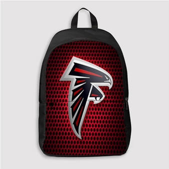 Pastele Atlanta Falcons NFL Custom Backpack Personalized School Bag Travel Bag Work Bag Laptop Lunch Office Book Waterproof Unisex Fabric Backpack