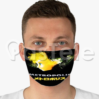 Metropolis Anime Custom Fabric Face Mask Polyester Two Layers Cloth