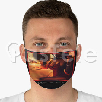 Migos Ft Lil Uzi Vert Bad and Boujee Custom Fabric Face Mask Polyester Two Layers Cloth