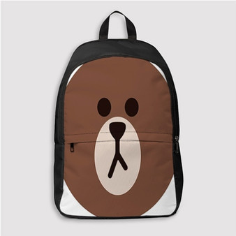 Pastele Bear Custom Backpack Personalized School Bag Travel Bag Work Bag Laptop Lunch Office Book Waterproof Unisex Fabric Backpack