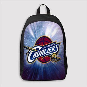 Pastele Cleveland Cavaliers NBA Art Custom Backpack Personalized School Bag Travel Bag Work Bag Laptop Lunch Office Book Waterproof Unisex Fabric Backpack