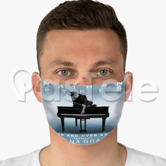 Nathan Sykes Over And Over Again Custom Fabric Face Mask Polyester Two Layers Cloth