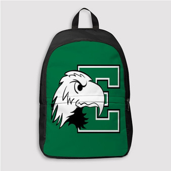 Pastele Eastern Michigan Eagles Custom Backpack Personalized School Bag Travel Bag Work Bag Laptop Lunch Office Book Waterproof Unisex Fabric Backpack