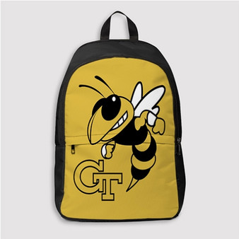 Pastele Georgia Tech Yellow Jackets Custom Backpack Personalized School Bag Travel Bag Work Bag Laptop Lunch Office Book Waterproof Unisex Fabric Backpack