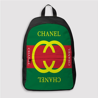 Pastele Gucci Chanel Custom Backpack Personalized School Bag Travel Bag Work Bag Laptop Lunch Office Book Waterproof Unisex Fabric Backpack