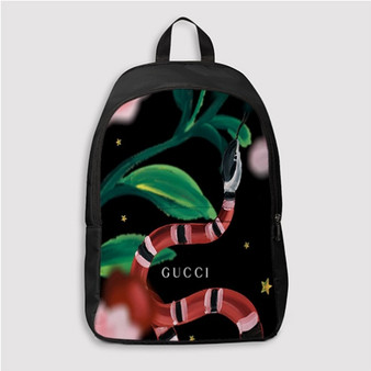 Pastele Gucci Snake Custom Backpack Personalized School Bag Travel Bag Work Bag Laptop Lunch Office Book Waterproof Unisex Fabric Backpack