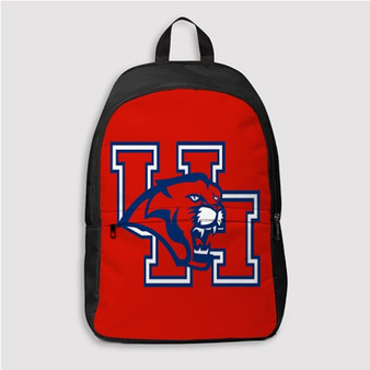 Pastele Houston Cougars Custom Backpack Personalized School Bag Travel Bag Work Bag Laptop Lunch Office Book Waterproof Unisex Fabric Backpack