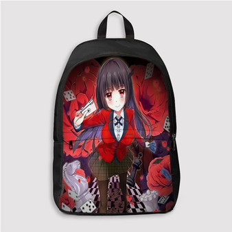 Pastele Kakegurui Anime Custom Backpack Personalized School Bag Travel Bag Work Bag Laptop Lunch Office Book Waterproof Unisex Fabric Backpack