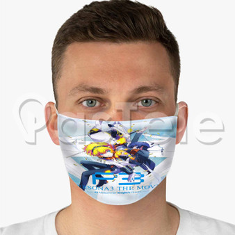 Persona 3 the Movie 2 Midsummer Knight s Dream Custom Fabric Face Mask Polyester Two Layers Cloth