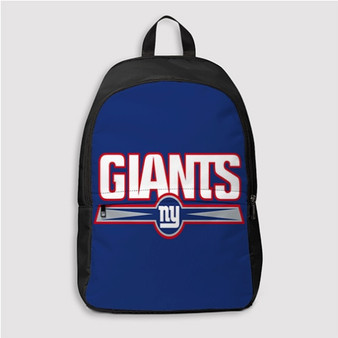 Pastele New York Giants NFL Art Custom Backpack Personalized School Bag Travel Bag Work Bag Laptop Lunch Office Book Waterproof Unisex Fabric Backpack