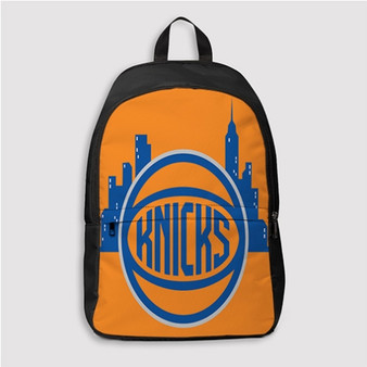 Pastele New York Knicks NBA Art Custom Backpack Personalized School Bag Travel Bag Work Bag Laptop Lunch Office Book Waterproof Unisex Fabric Backpack