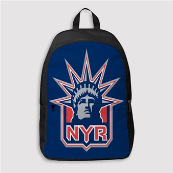 Pastele New York Rangers NHL Art Custom Backpack Personalized School Bag Travel Bag Work Bag Laptop Lunch Office Book Waterproof Unisex Fabric Backpack