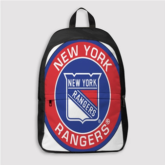 Pastele New York Rangers NHL Custom Backpack Personalized School Bag Travel Bag Work Bag Laptop Lunch Office Book Waterproof Unisex Fabric Backpack