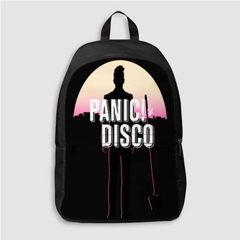 Pastele panic at the disco Custom Backpack Personalized School Bag Travel Bag Work Bag Laptop Lunch Office Book Waterproof Unisex Fabric Backpack