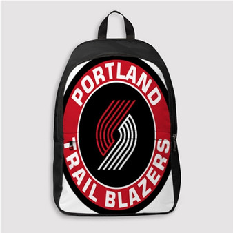 Pastele Portland Trail Blazers NBA Custom Backpack Personalized School Bag Travel Bag Work Bag Laptop Lunch Office Book Waterproof Unisex Fabric Backpack