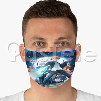 Rewrite Moon and Terra Custom Fabric Face Mask Polyester Two Layers Cloth