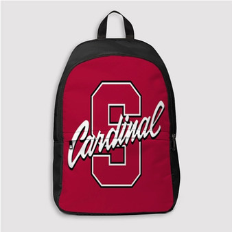 Pastele Stanford Cardinal Custom Backpack Personalized School Bag Travel Bag Work Bag Laptop Lunch Office Book Waterproof Unisex Fabric Backpack