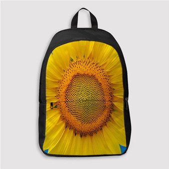 Pastele Sunflowers Custom Backpack Personalized School Bag Travel Bag Work Bag Laptop Lunch Office Book Waterproof Unisex Fabric Backpack