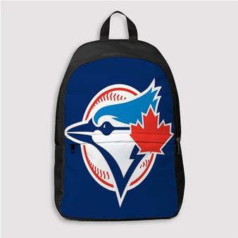 Pastele Toronto Blue Jays MLB Custom Backpack Personalized School Bag Travel Bag Work Bag Laptop Lunch Office Book Waterproof Unisex Fabric Backpack