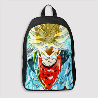 Pastele Trunks Super Saiyan Dragon Ball Super Custom Backpack Personalized School Bag Travel Bag Work Bag Laptop Lunch Office Book Waterproof Unisex Fabric Backpack