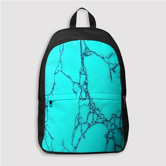 Pastele Turuoise Gemstone Custom Backpack Personalized School Bag Travel Bag Work Bag Laptop Lunch Office Book Waterproof Unisex Fabric Backpack