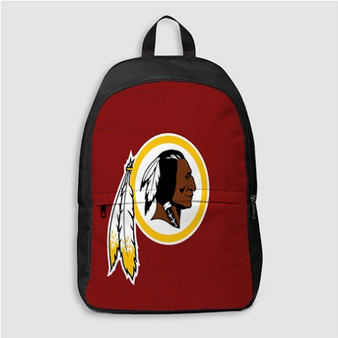 Pastele Washington Redskins NFL Art Custom Backpack Personalized School Bag Travel Bag Work Bag Laptop Lunch Office Book Waterproof Unisex Fabric Backpack