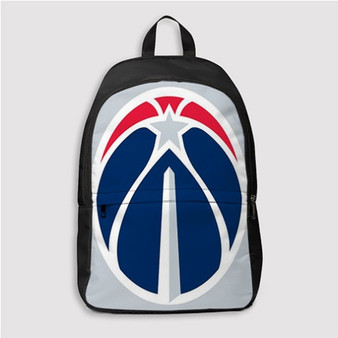 Pastele Washington Wizards NBA Art Custom Backpack Personalized School Bag Travel Bag Work Bag Laptop Lunch Office Book Waterproof Unisex Fabric Backpack