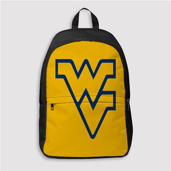 Pastele West Virginia Mountaineers Art Custom Backpack Personalized School Bag Travel Bag Work Bag Laptop Lunch Office Book Waterproof Unisex Fabric Backpack