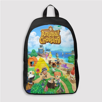 Pastele Animal Crossing New Horizons Custom Backpack Personalized School Bag Travel Bag Work Bag Laptop Lunch Office Book Waterproof Unisex Fabric Backpack