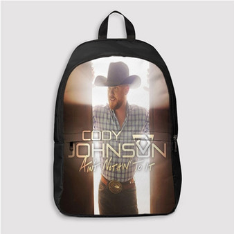 Pastele Cody Johnson Nothin on You Custom Backpack Personalized School Bag Travel Bag Work Bag Laptop Lunch Office Book Waterproof Unisex Fabric Backpack