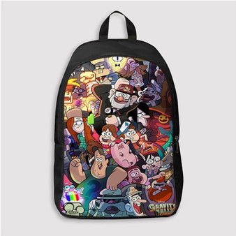 Pastele Disney Gravity Falls All Characters Custom Backpack Personalized School Bag Travel Bag Work Bag Laptop Lunch Office Book Waterproof Unisex Fabric Backpack