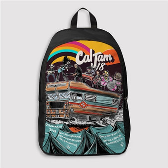 Pastele Foo Fighters Custom Backpack Personalized School Bag Travel Bag Work Bag Laptop Lunch Office Book Waterproof Unisex Fabric Backpack