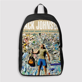 Pastele Jack Johnson Custom Backpack Personalized School Bag Travel Bag Work Bag Laptop Lunch Office Book Waterproof Unisex Fabric Backpack