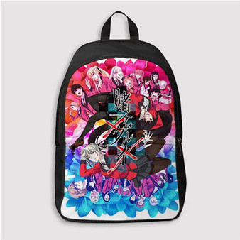 Pastele Kakegurui Season 2 Custom Backpack Personalized School Bag Travel Bag Work Bag Laptop Lunch Office Book Waterproof Unisex Fabric Backpack